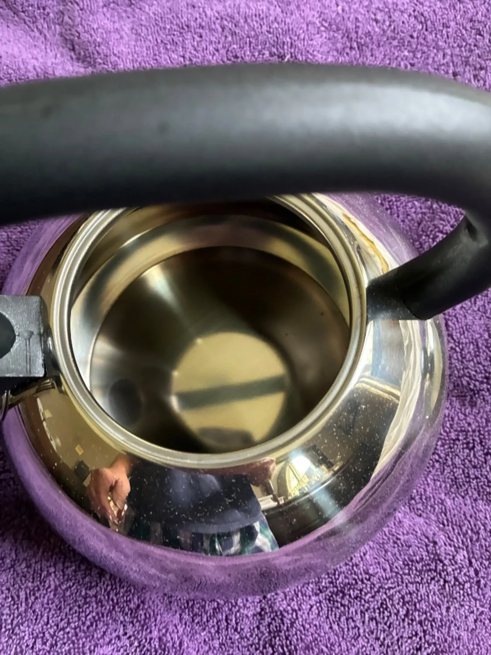 New in Box Stainless Steel 10 cup Whistling Tea Kettle